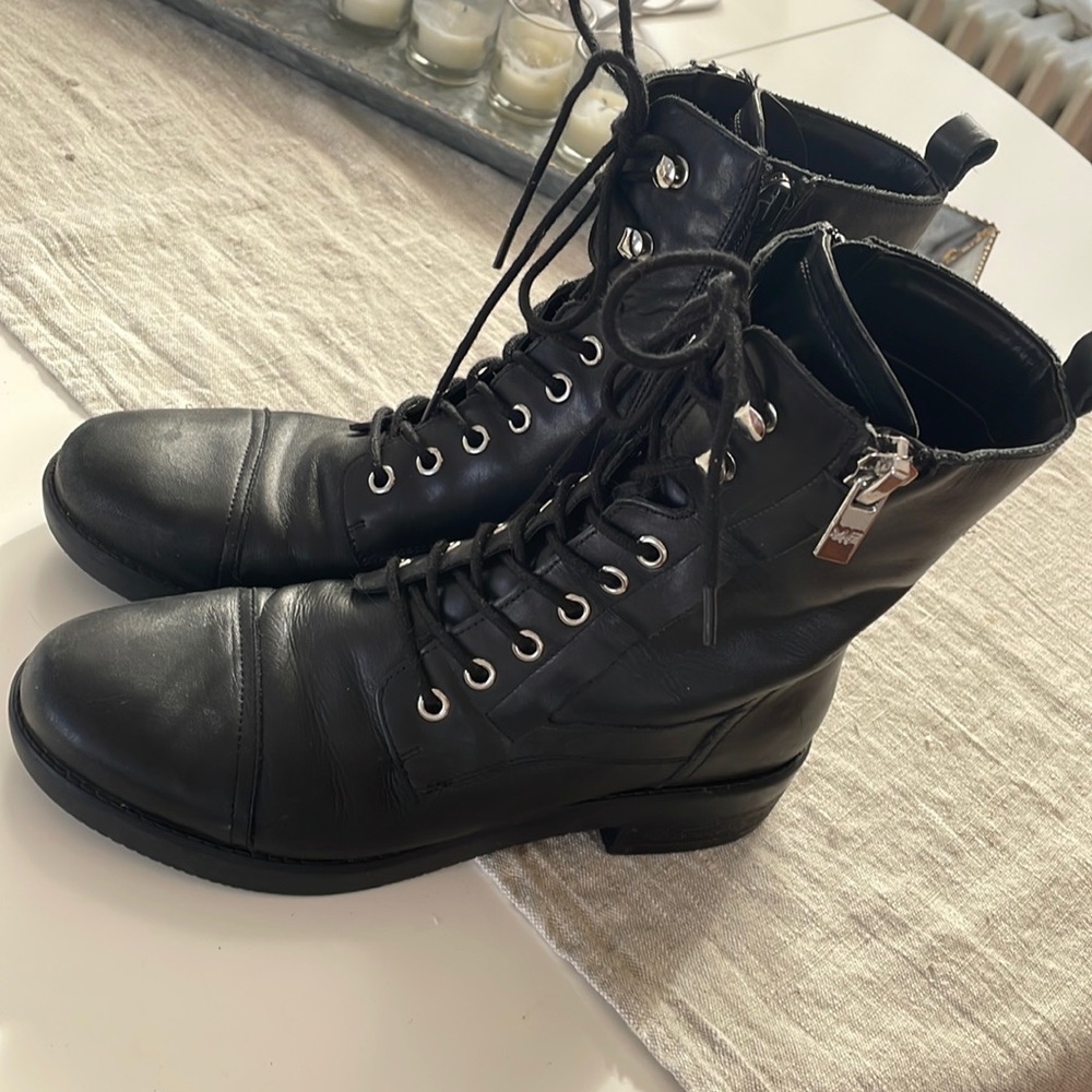 Marc Fisher leather boots.